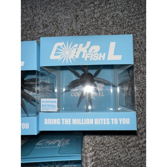 HIDEUP COIKE Fish L #242 & Coike 13mm  #141 Soft Bait NEW - Picture 2 of 9